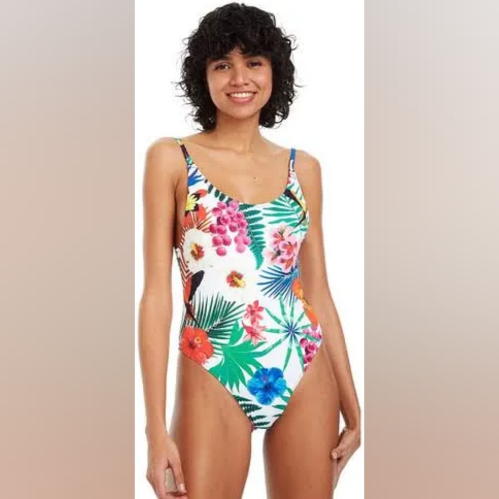 Desigual Women's Tropic One Piece Swimwear Medium NWT